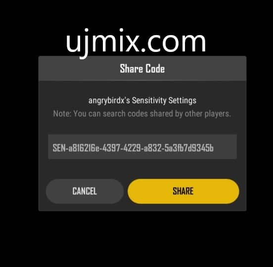 pubg new state sensitivity code