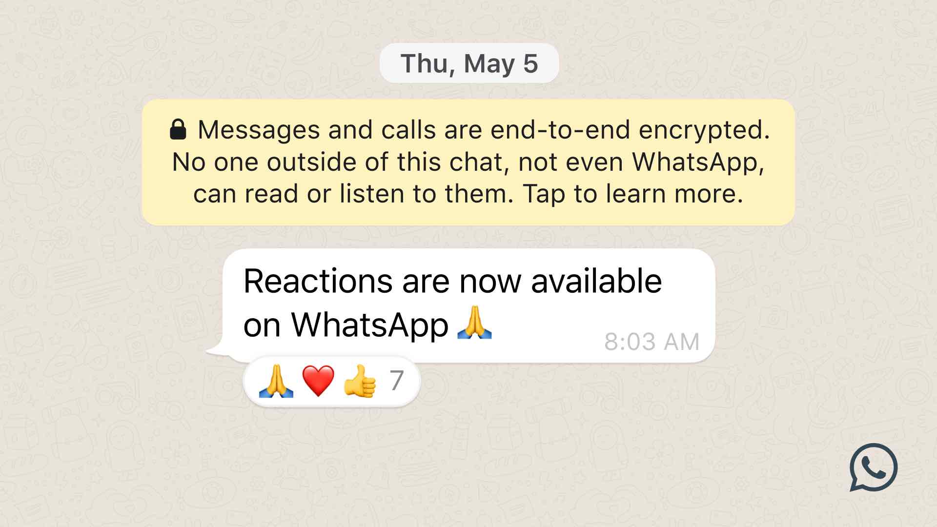 How to React on WhatsApp Messages